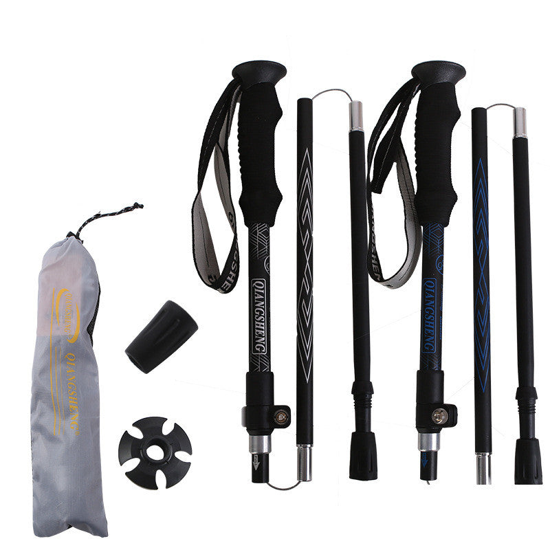 Exploring the Great Outdoors with the Folding Five Section Trekking Pole